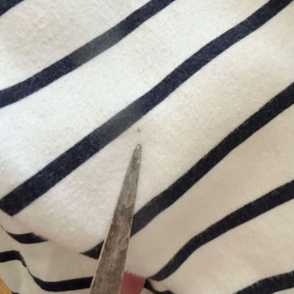 Nautica Nautical Navy White Stripe Relaxed Fit Hoodie XL - Picture 9 of 9